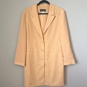 Hampton Dress Co long blazer in yellow (14)